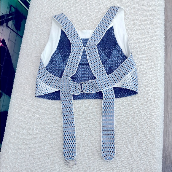 Alaïa Printed Crop Top - Picture 4 of 12